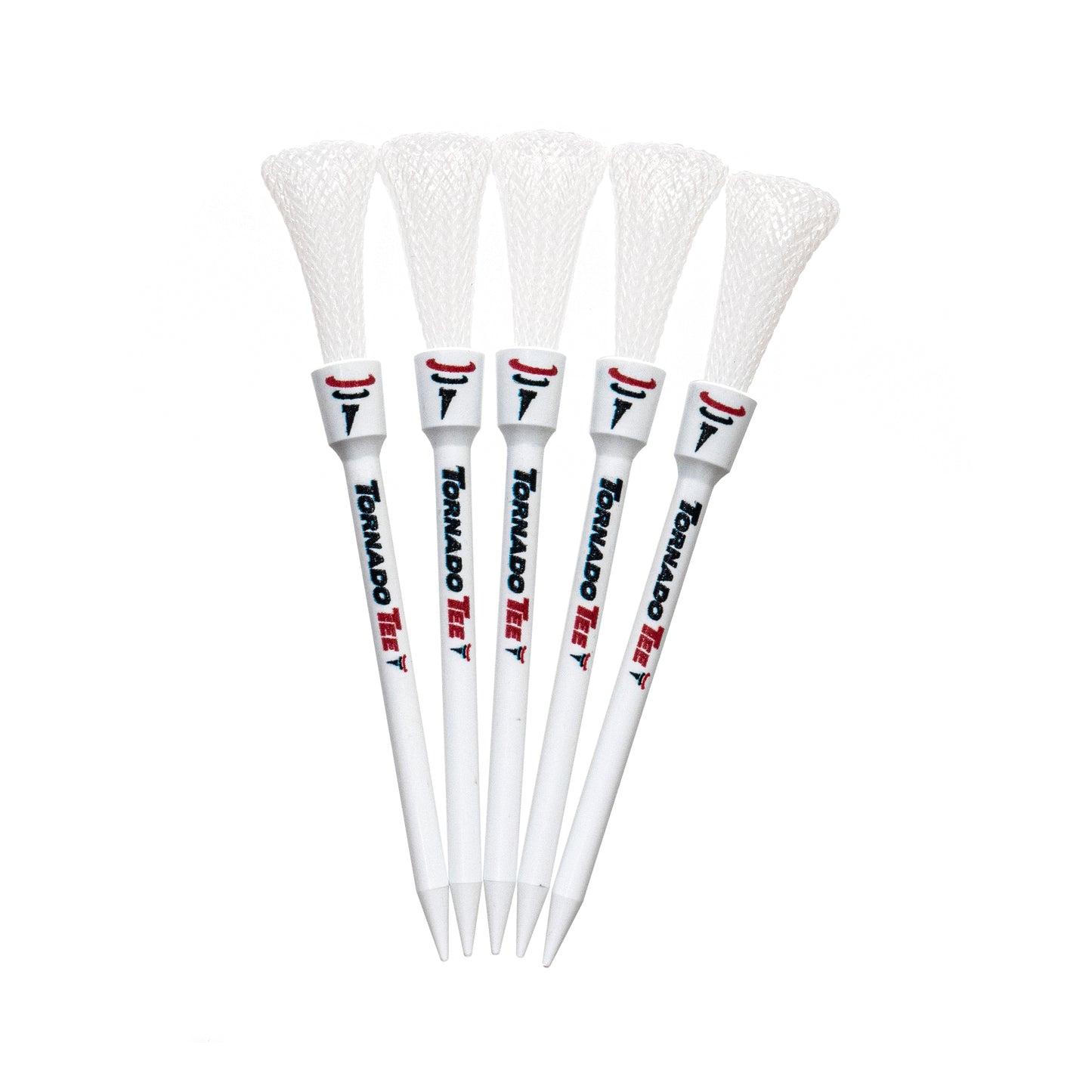 Tornado Tees 4" - 5 Pack White