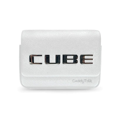 CaddyTalk CUBE Laser Rangefinder (Case: White Pouch)