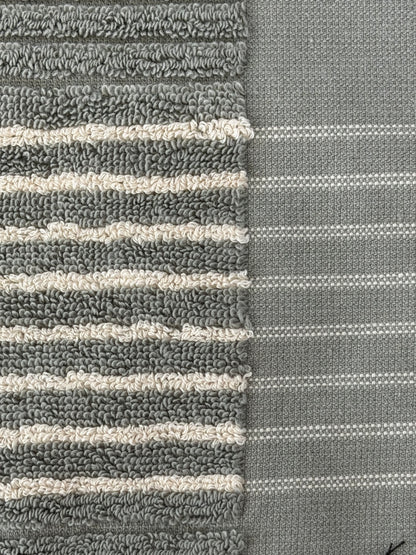 No Dirt Ultimate Caddy Towel - Valspar w Cream Stripes