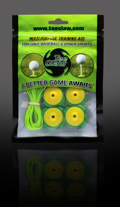 Tee Claw Four Pack (Yellow/Green)