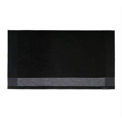 No Dirt Ultimate Caddy Towel - Black w White Stripes