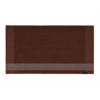 No Dirt Ultimate Caddy Towel - Chocolate w Silver Stripes